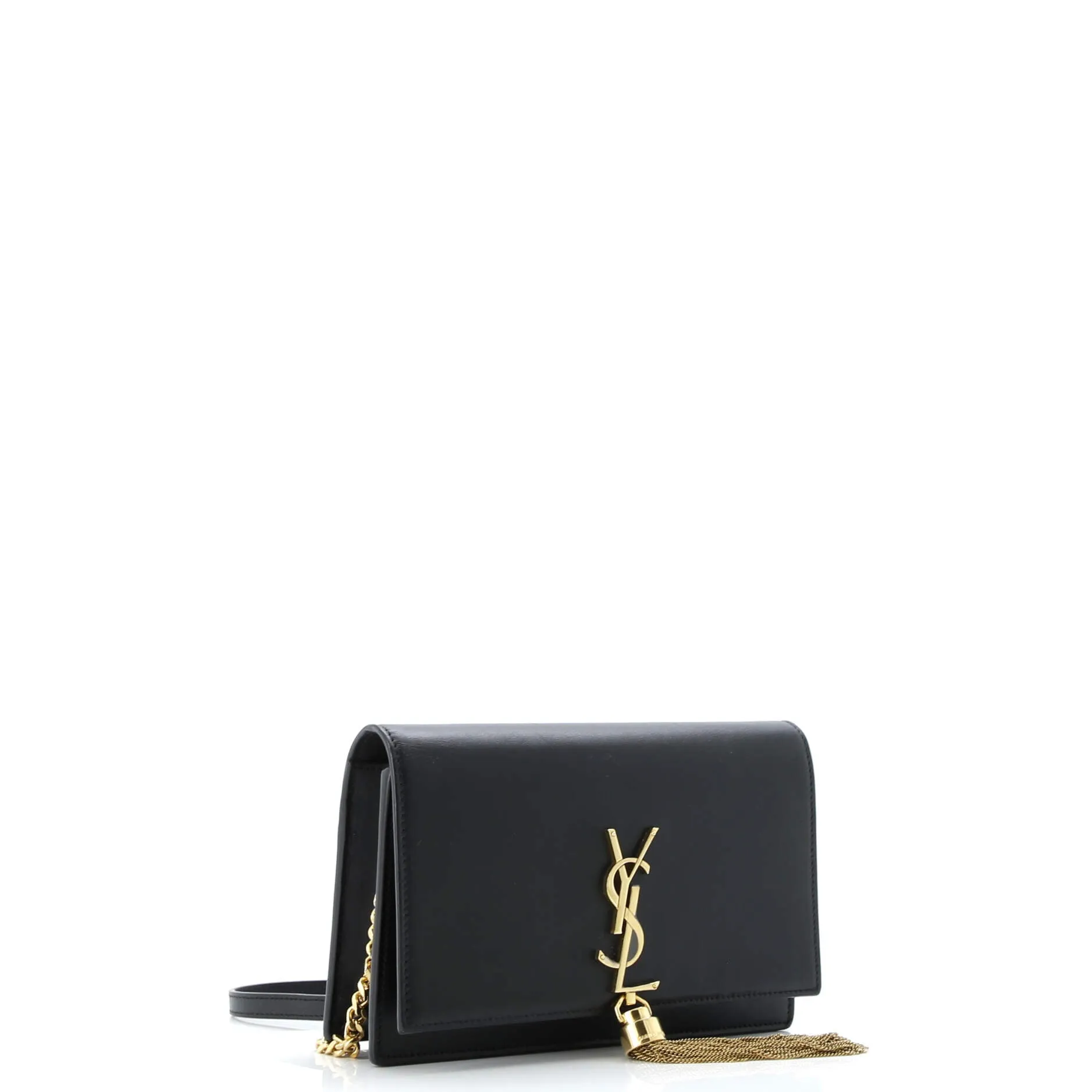Classic Monogram Tassel Chain Wallet Leather