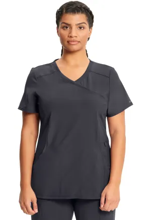 Classics 2625A Mock Wrap Top Pewter