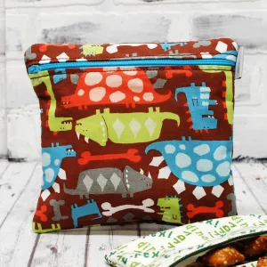 CLEARANCE Dino Bones Food Safe Reusable Bag