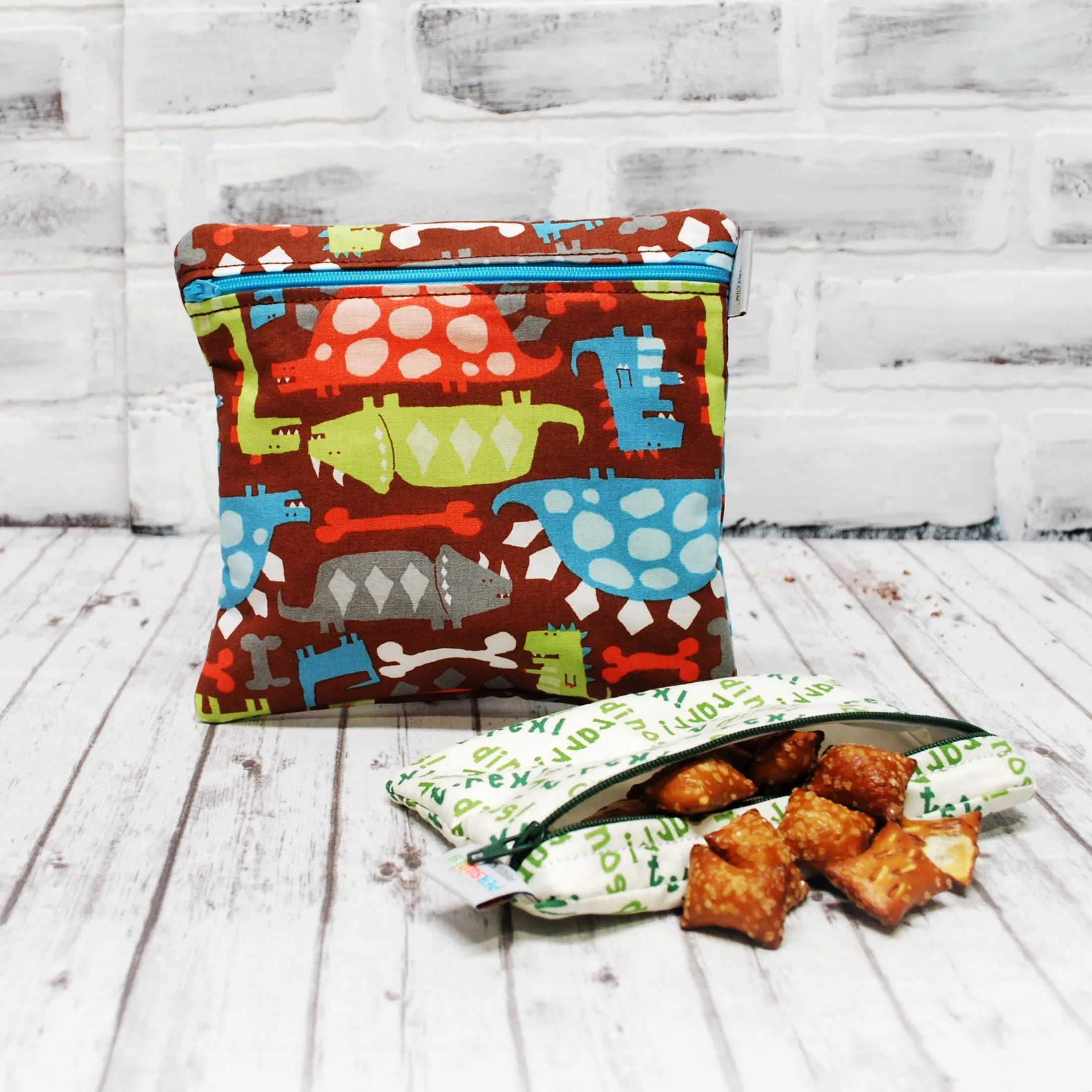 CLEARANCE Dino Bones Food Safe Reusable Bag