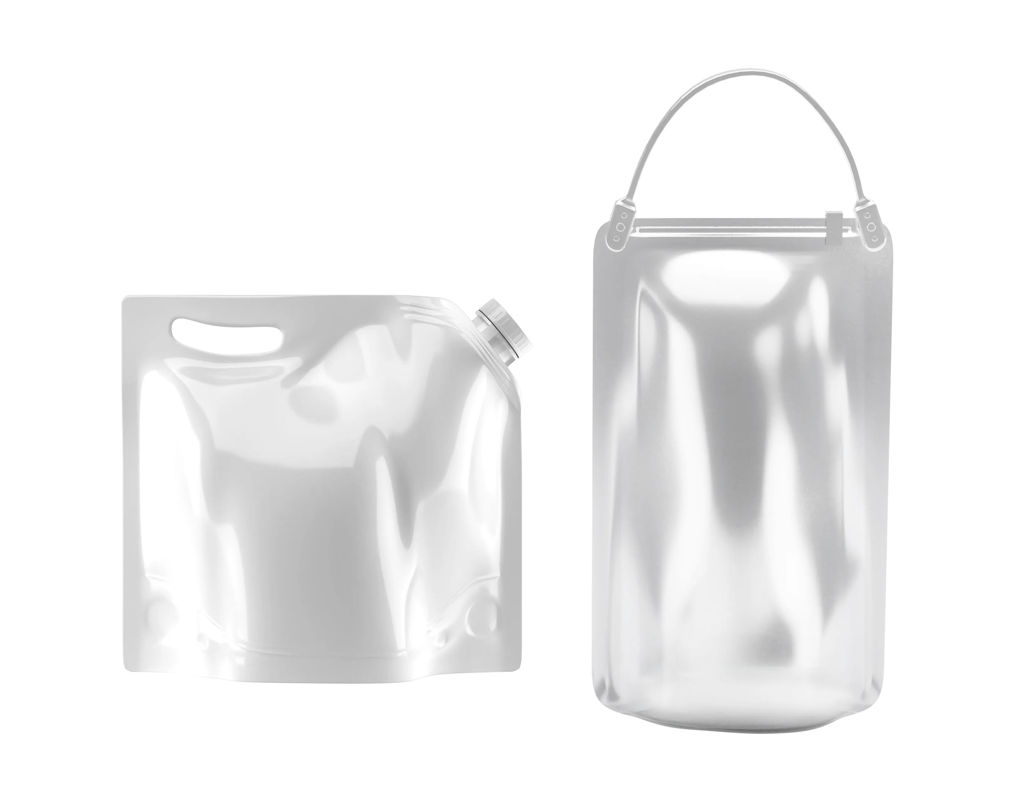 Combo Set of Clear 1/2 Gallon Beverage Bag   Ice Bag  for $79 only (Case of 100/Each)