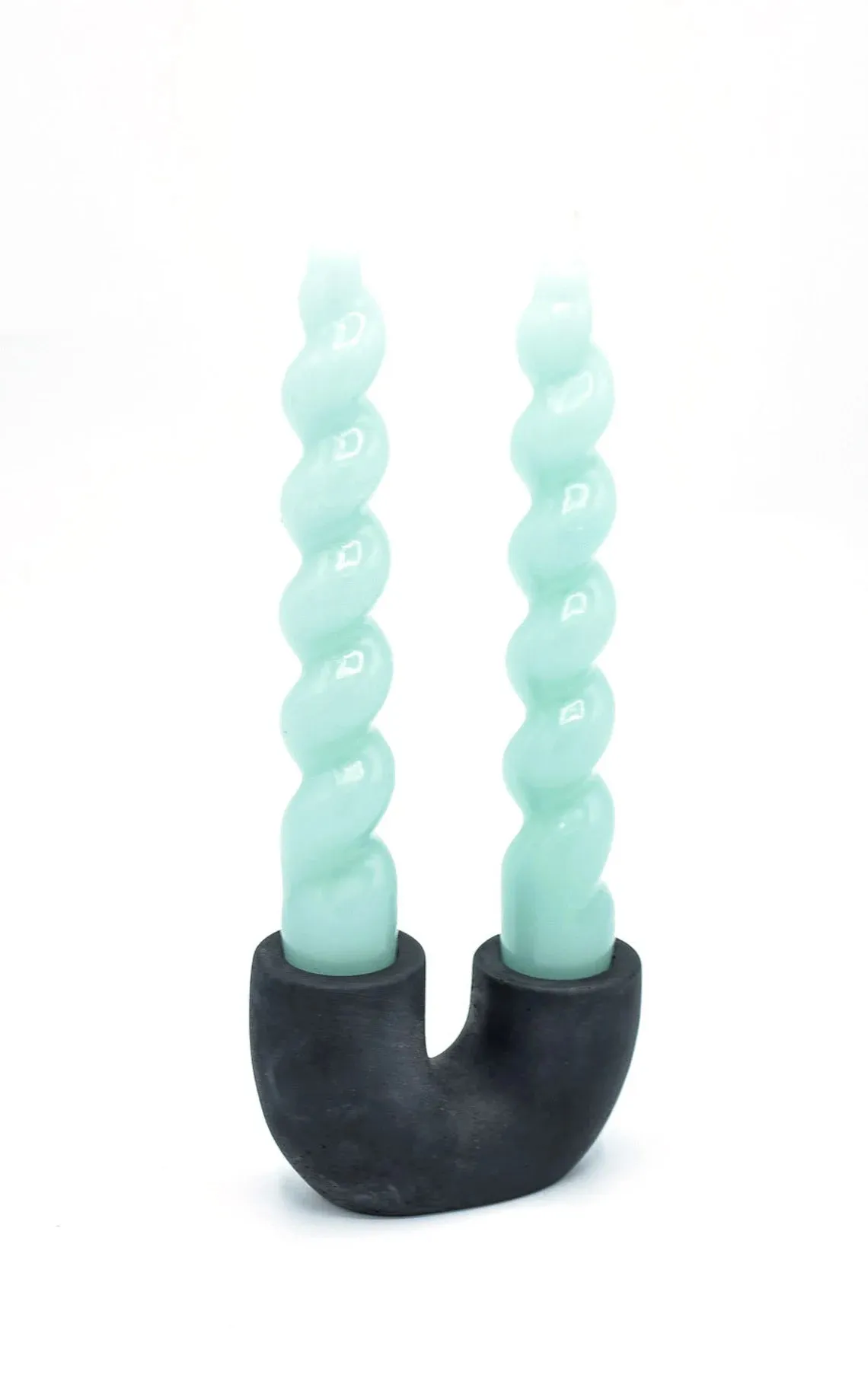 Concrete Candle Holder Duo