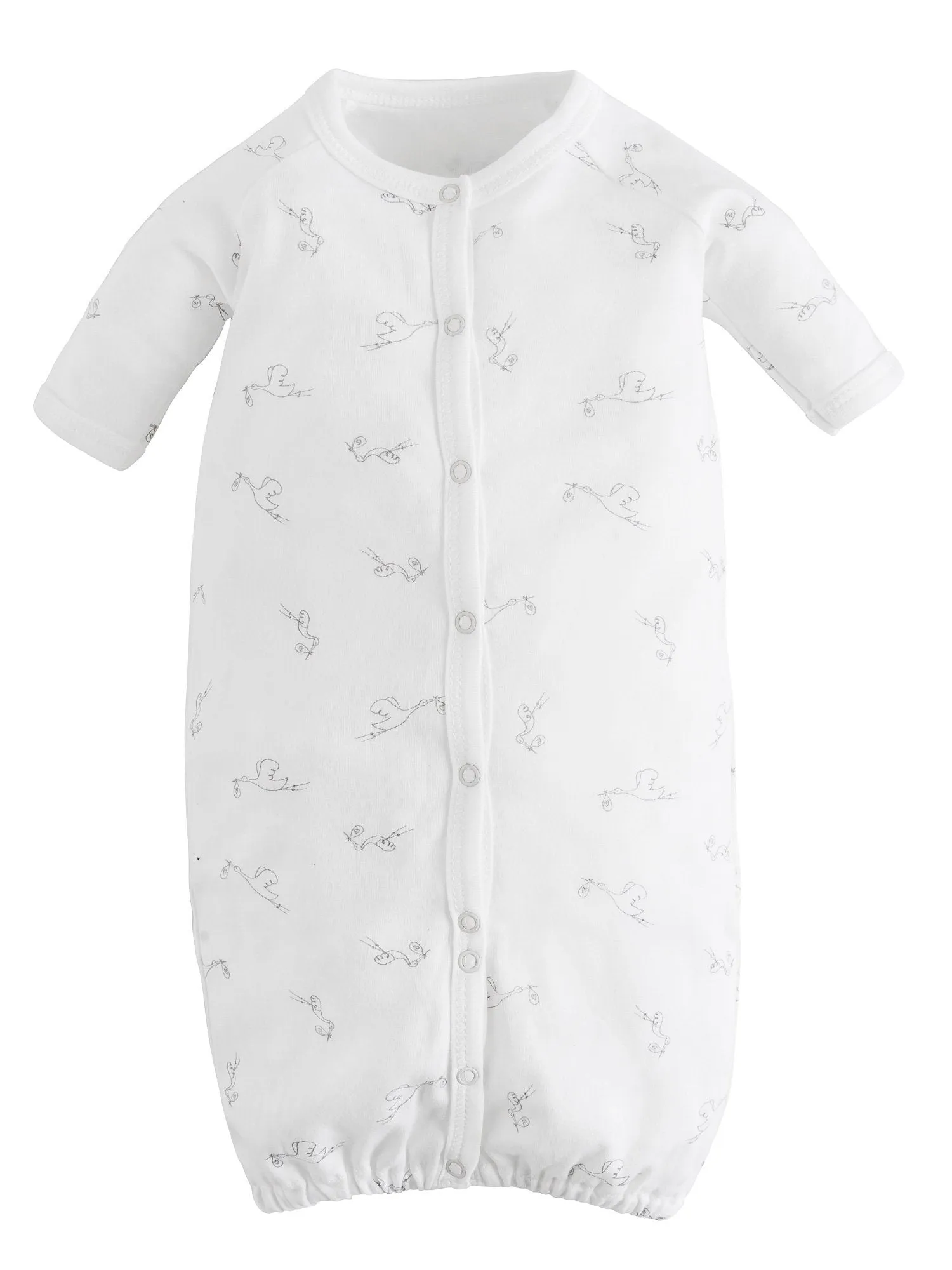 Convertible Romper - Stork Print