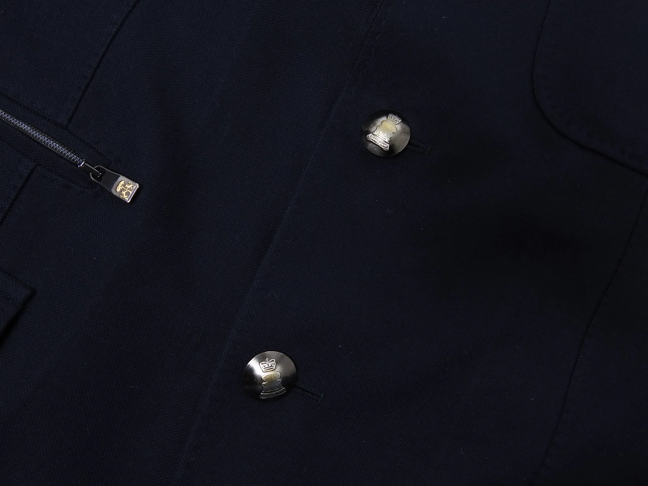 Corneliani Navy Zip Pocket Formal Blazer - M