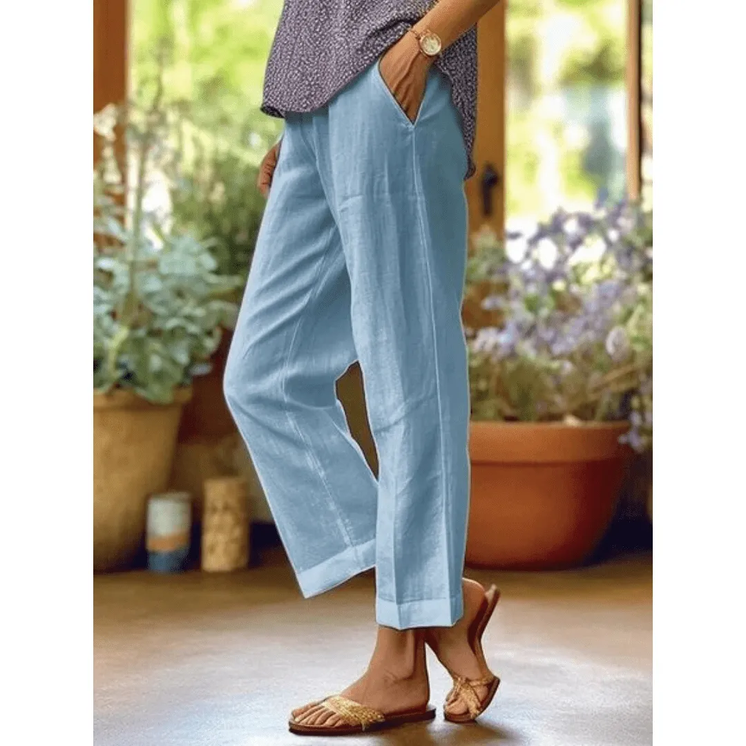 Cotton Linen Casual Loose Pants