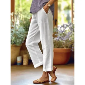Cotton Linen Casual Loose Pants