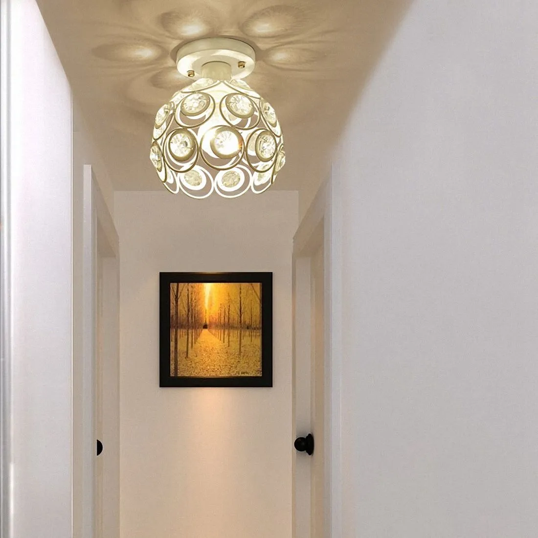 Creative Crystal Minimalist Ceiling Light