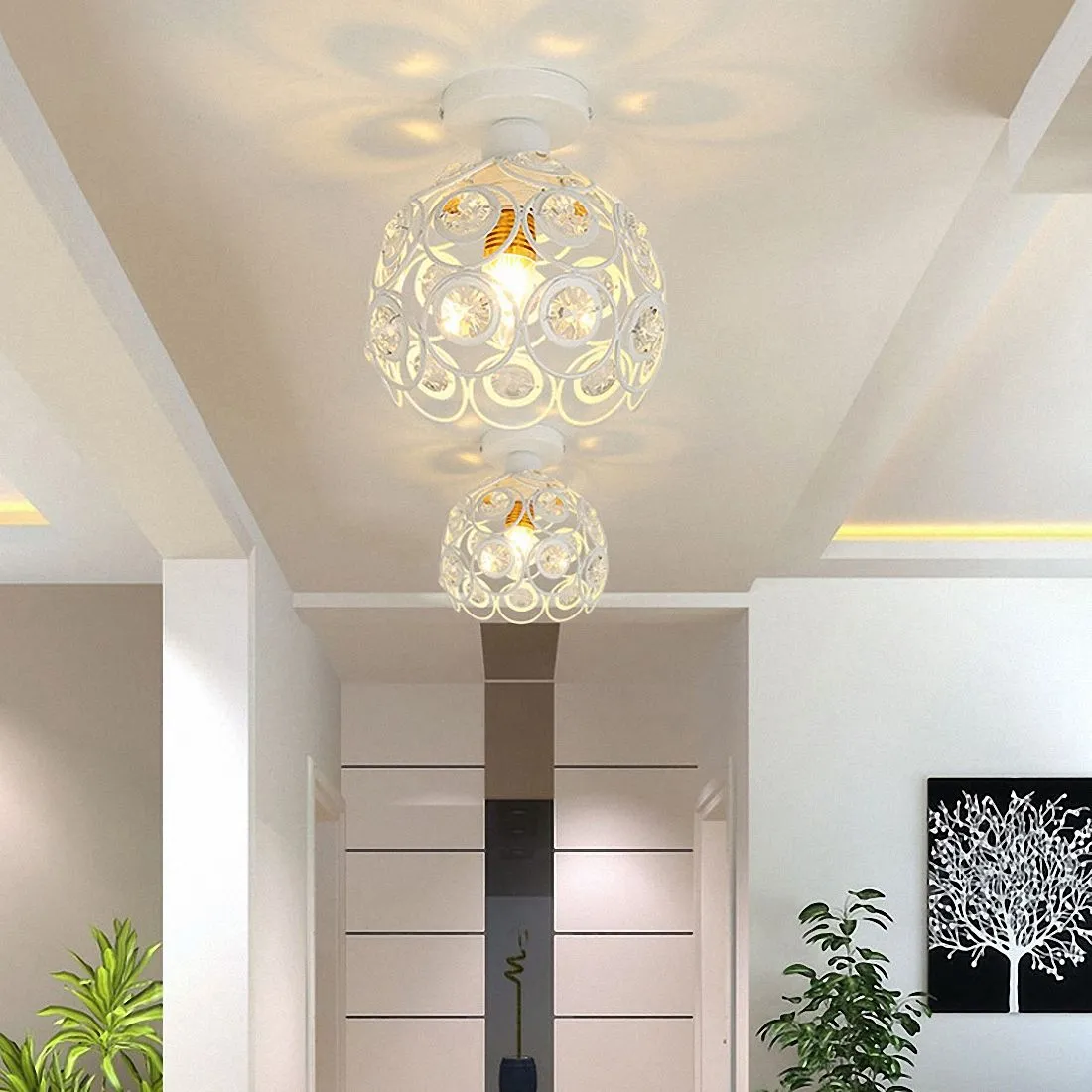 Creative Crystal Minimalist Ceiling Light