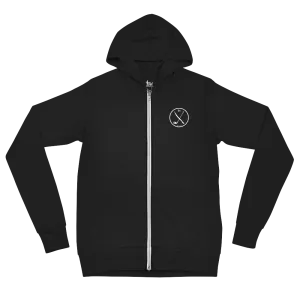 Crest Zip Up Hoodie