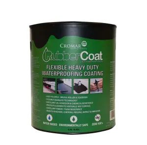 Cromar RubberCoat Waterproof Liquid Roof Coating - 3.78ltr