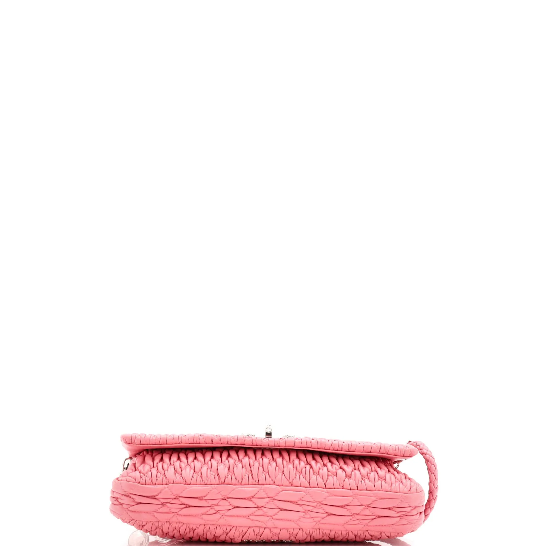 Crystal Clutch Matelasse Leather Medium
