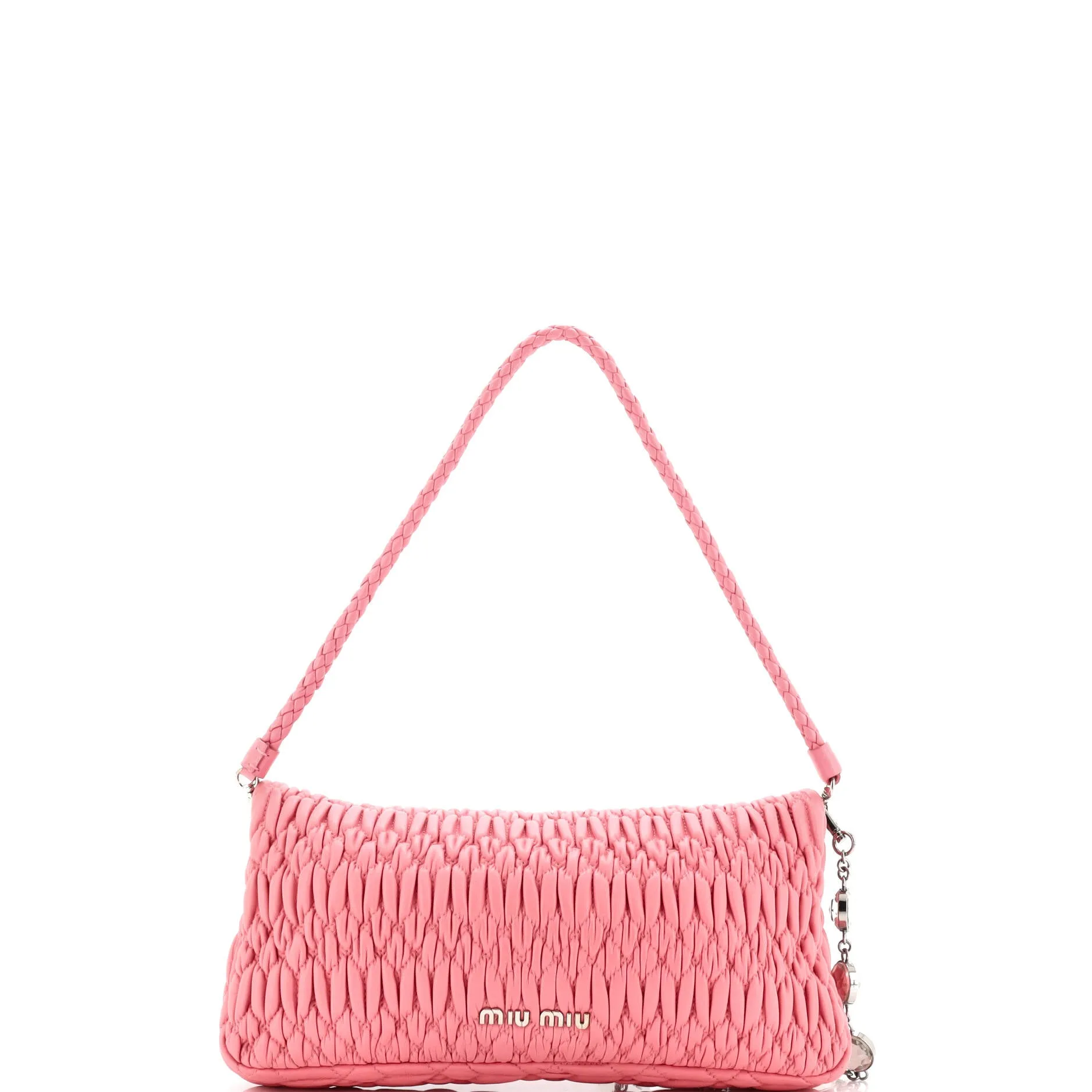 Crystal Clutch Matelasse Leather Medium