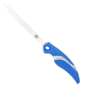 Cuda 6.5" Titanium Bonded Folding Fillet Knife