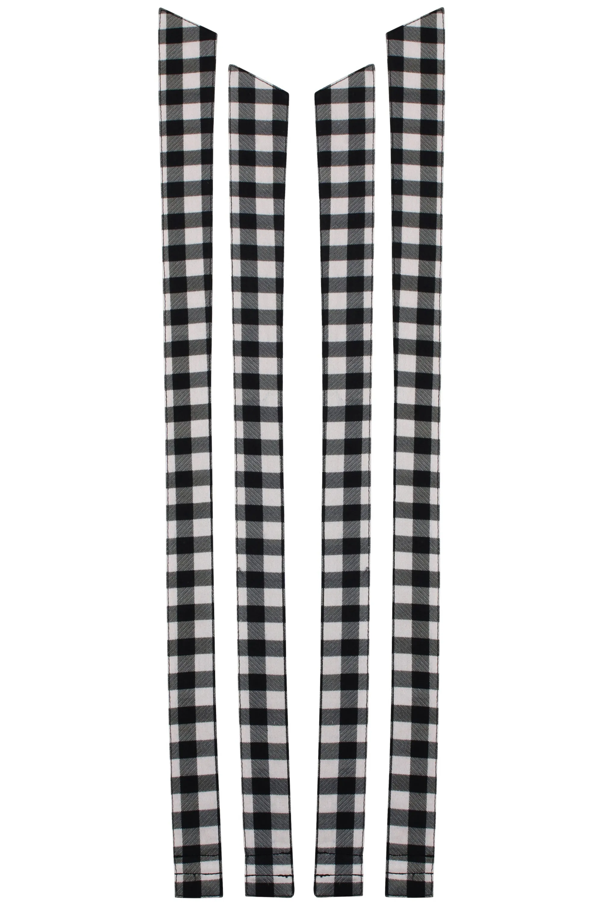 Dahlia Shoulder Strap Black Gingham Cotton