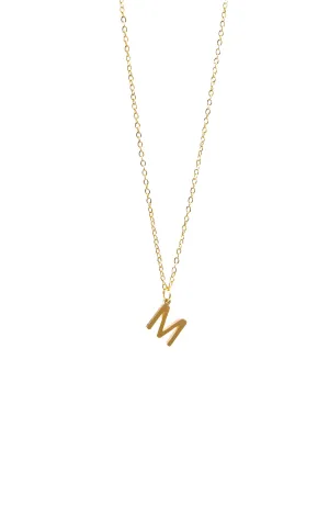 Delilah Minimalist Monogram Pendant