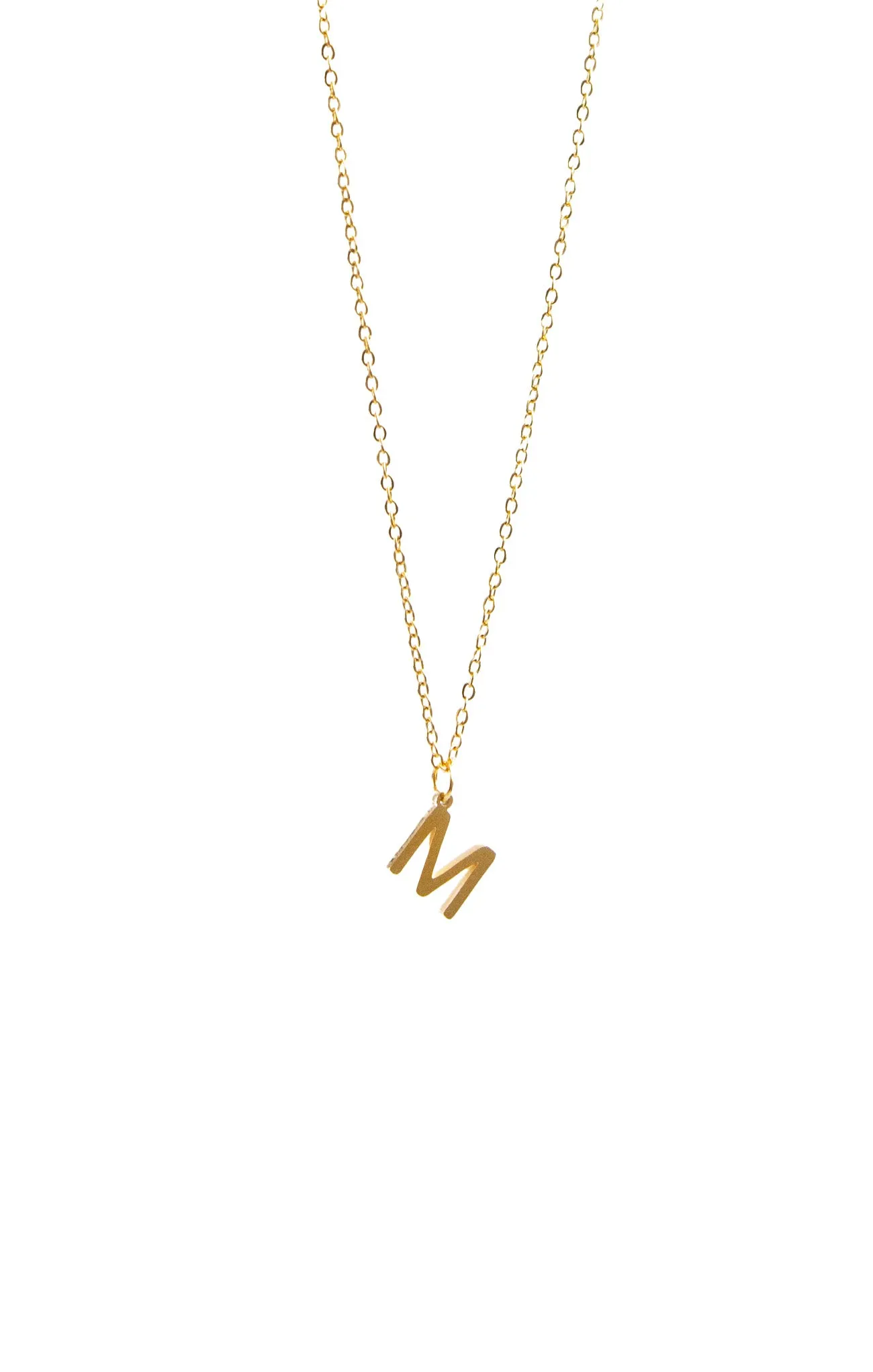 Delilah Minimalist Monogram Pendant