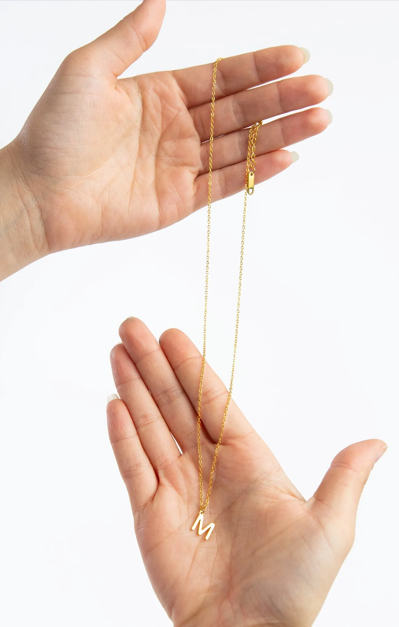 Delilah Minimalist Monogram Pendant