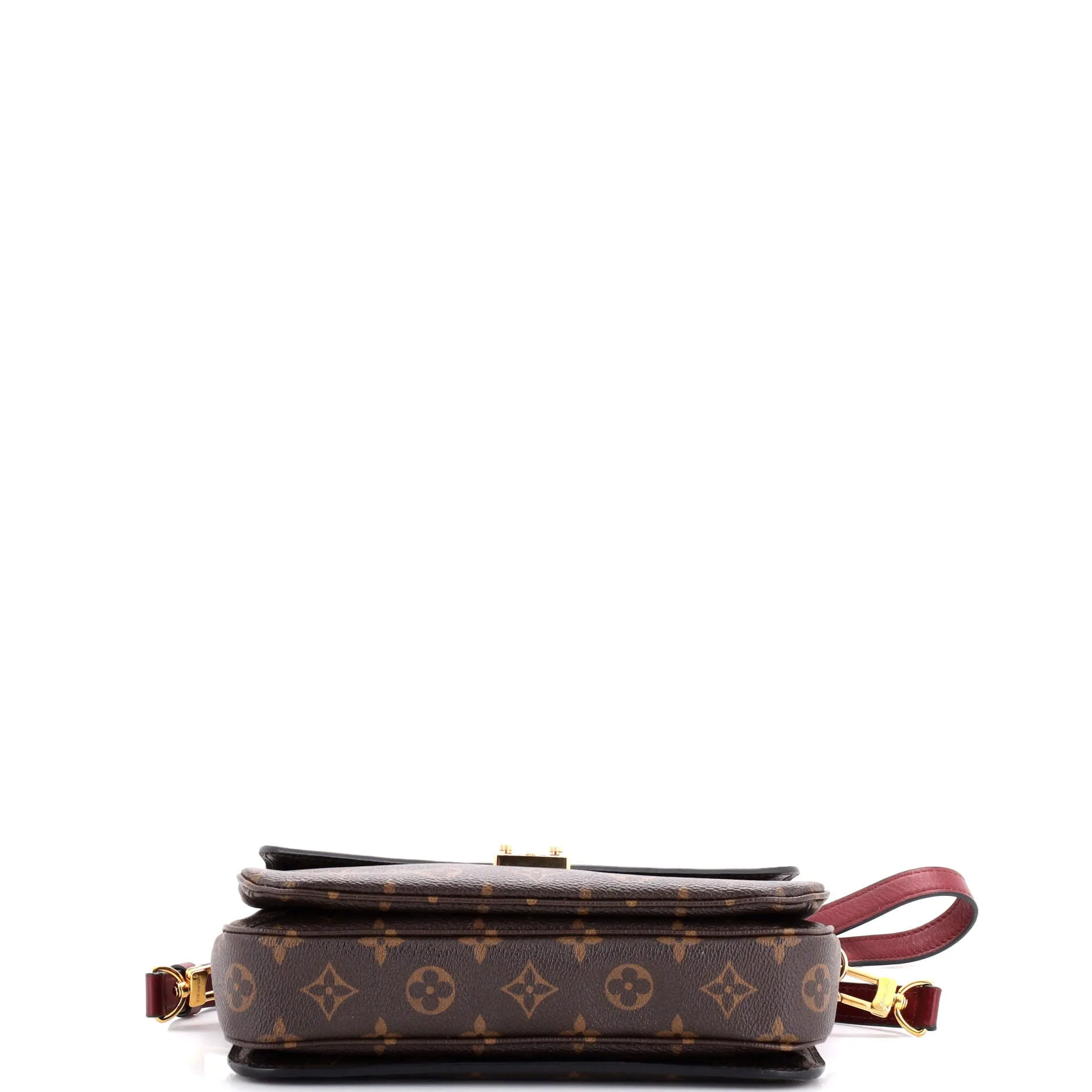 Designer Braided Handle Pochette Metis Monogram Canvas