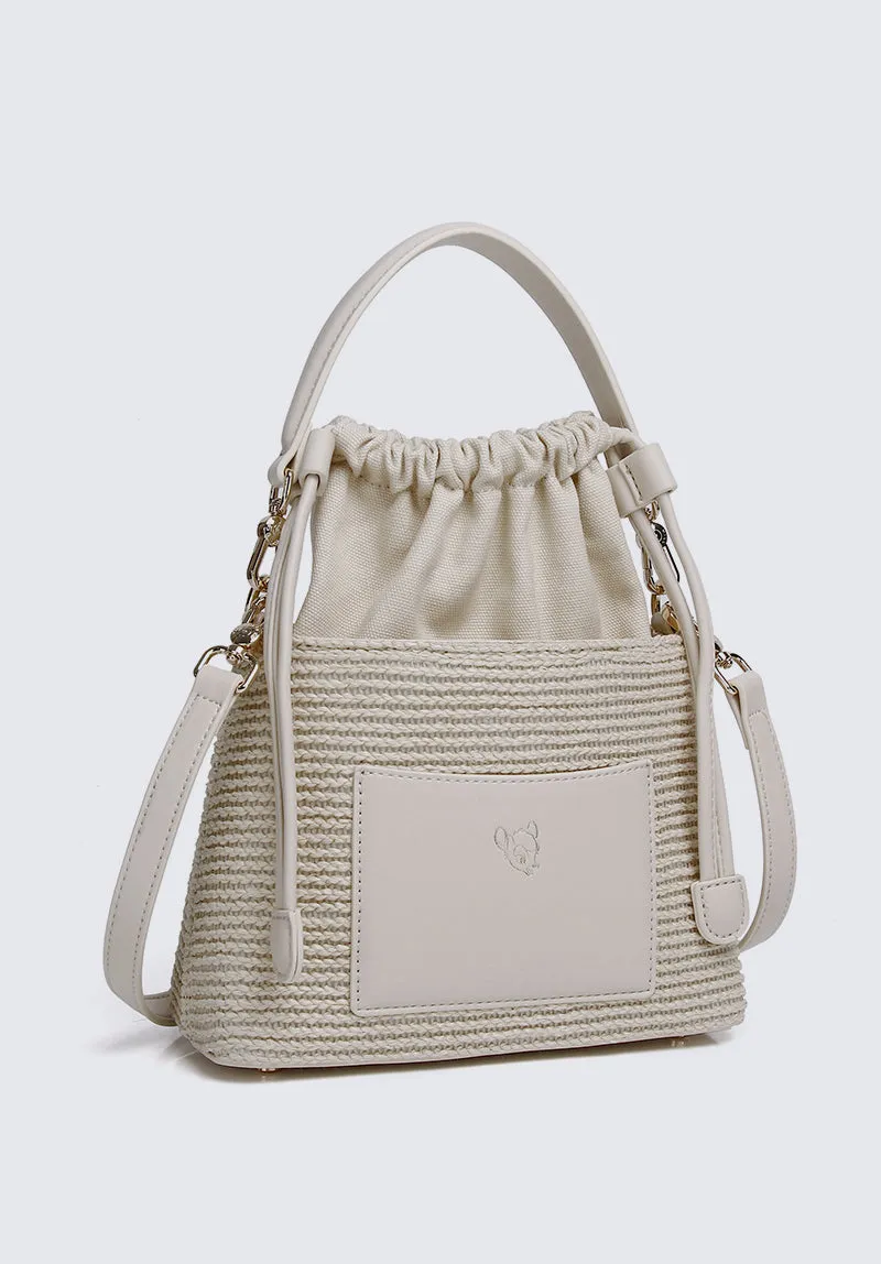 Disney Bambi Pretty, Pretty Flower Top Handles Bag (Beige)