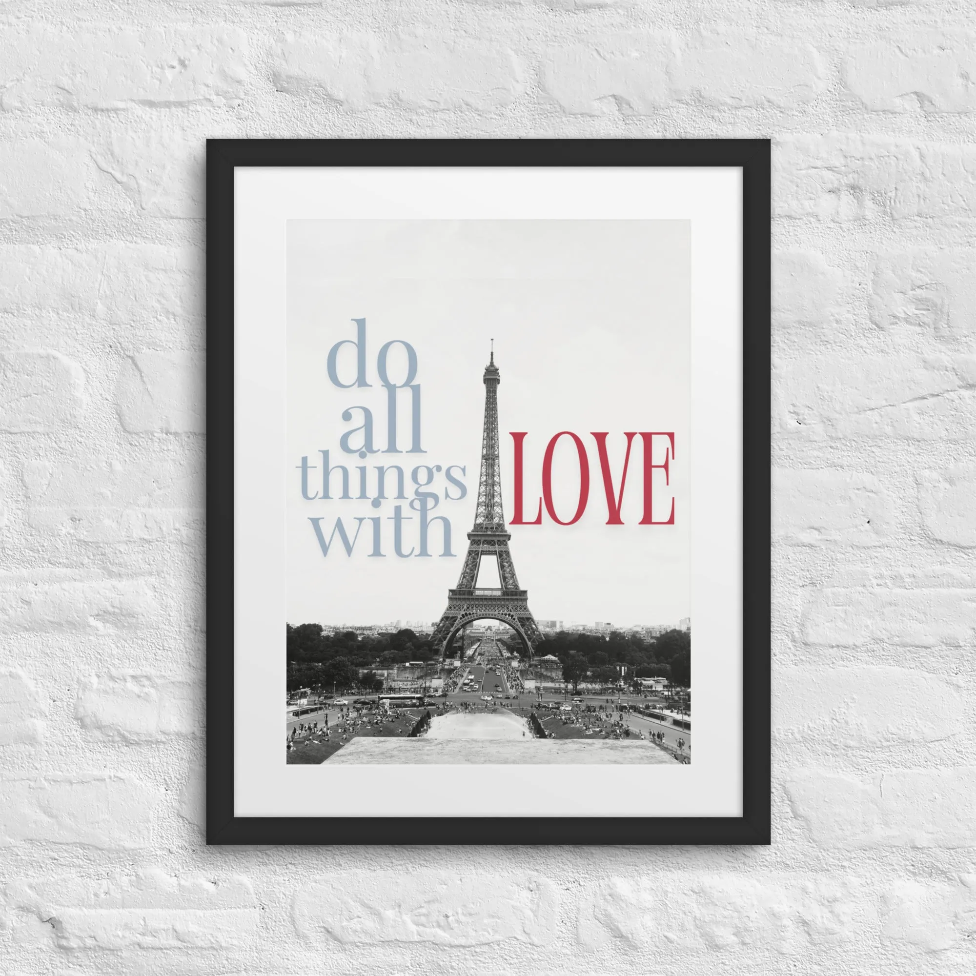 Do All Things With Love Wall Art