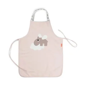 DONE BY DEER Waterproof kids apron Happy clouds - Powder