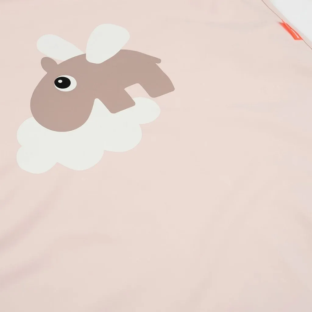 DONE BY DEER Waterproof kids apron Happy clouds - Powder