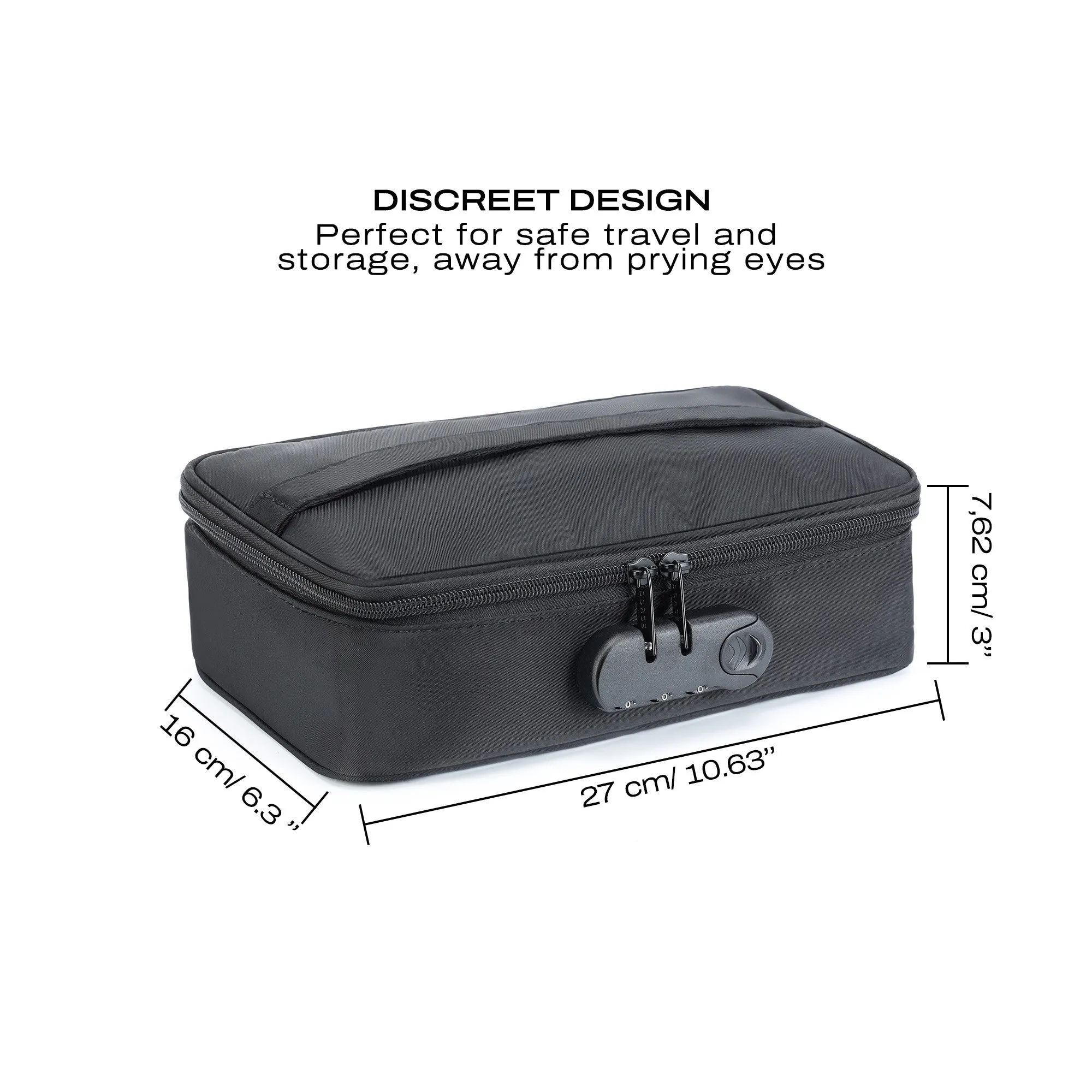 Dorcel Lockable Discreet Black Storage Box