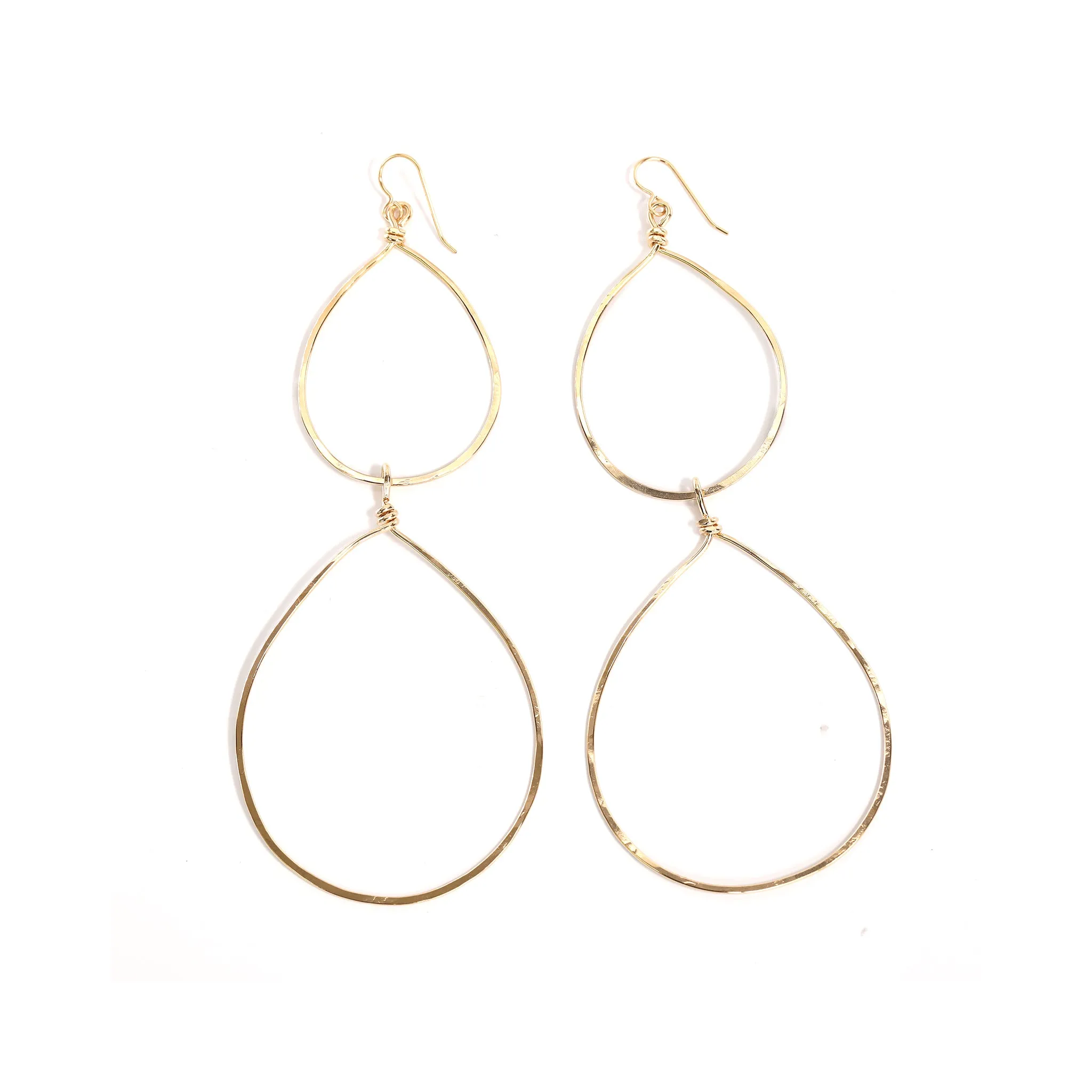 Double Teardrop Earrings