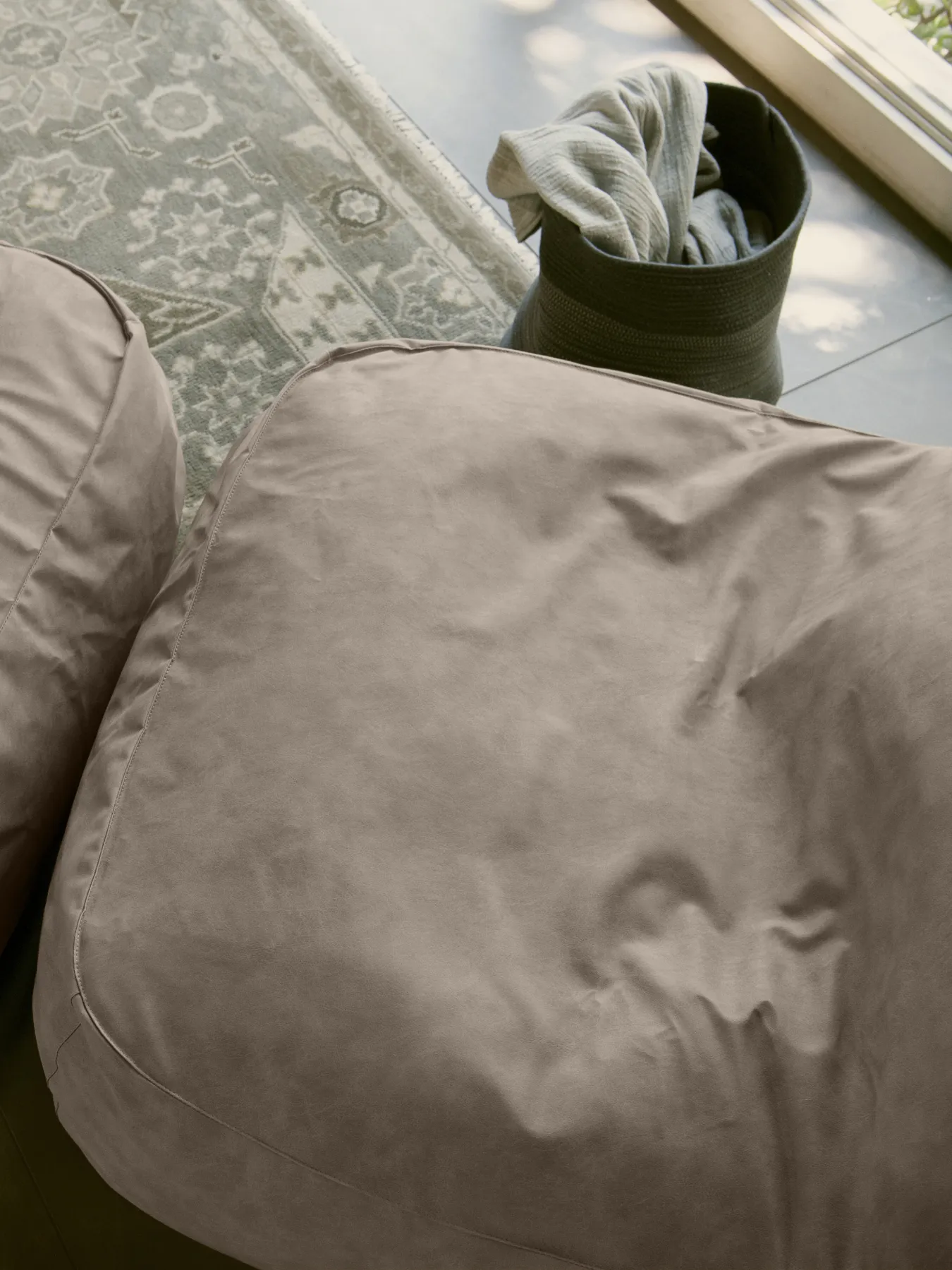 Dune Lounge Chair Vegan Leather - Stone
