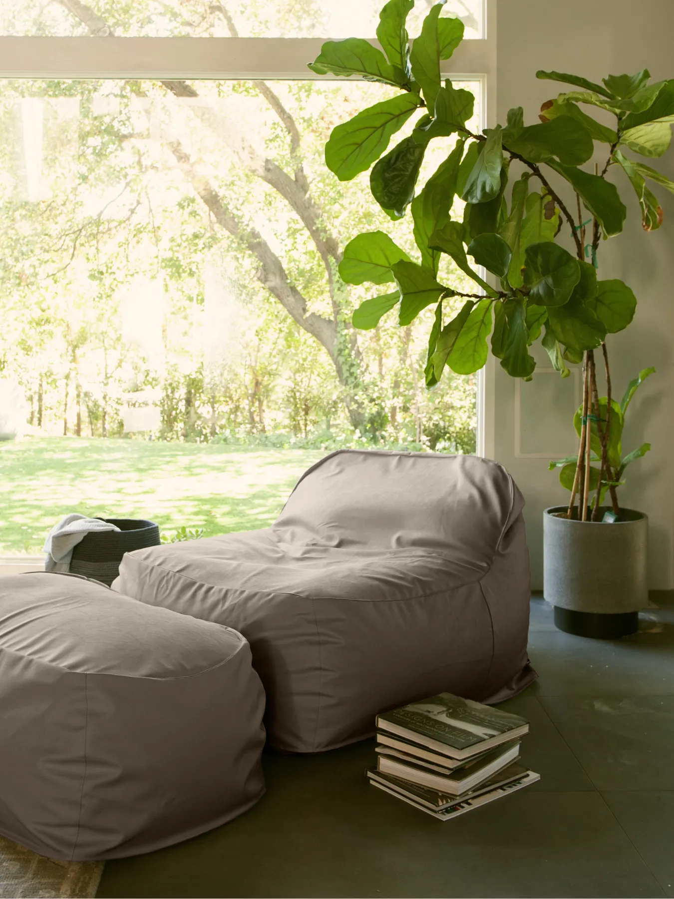 Dune Lounge Chair Vegan Leather - Stone
