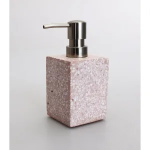 Dwell Blush Polystone Lotion Dispenser