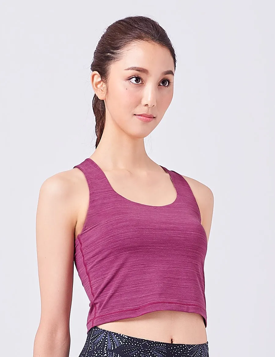 easyoga LESPIRO Sparkle Bra - R13 Peach Puff
