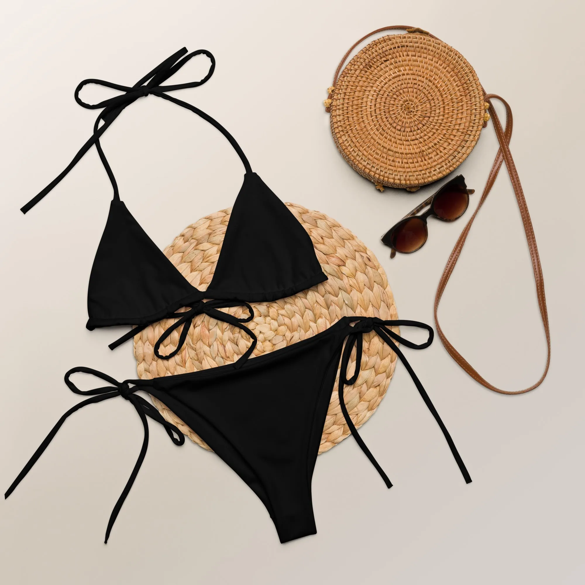 Eco String Bikini Noir