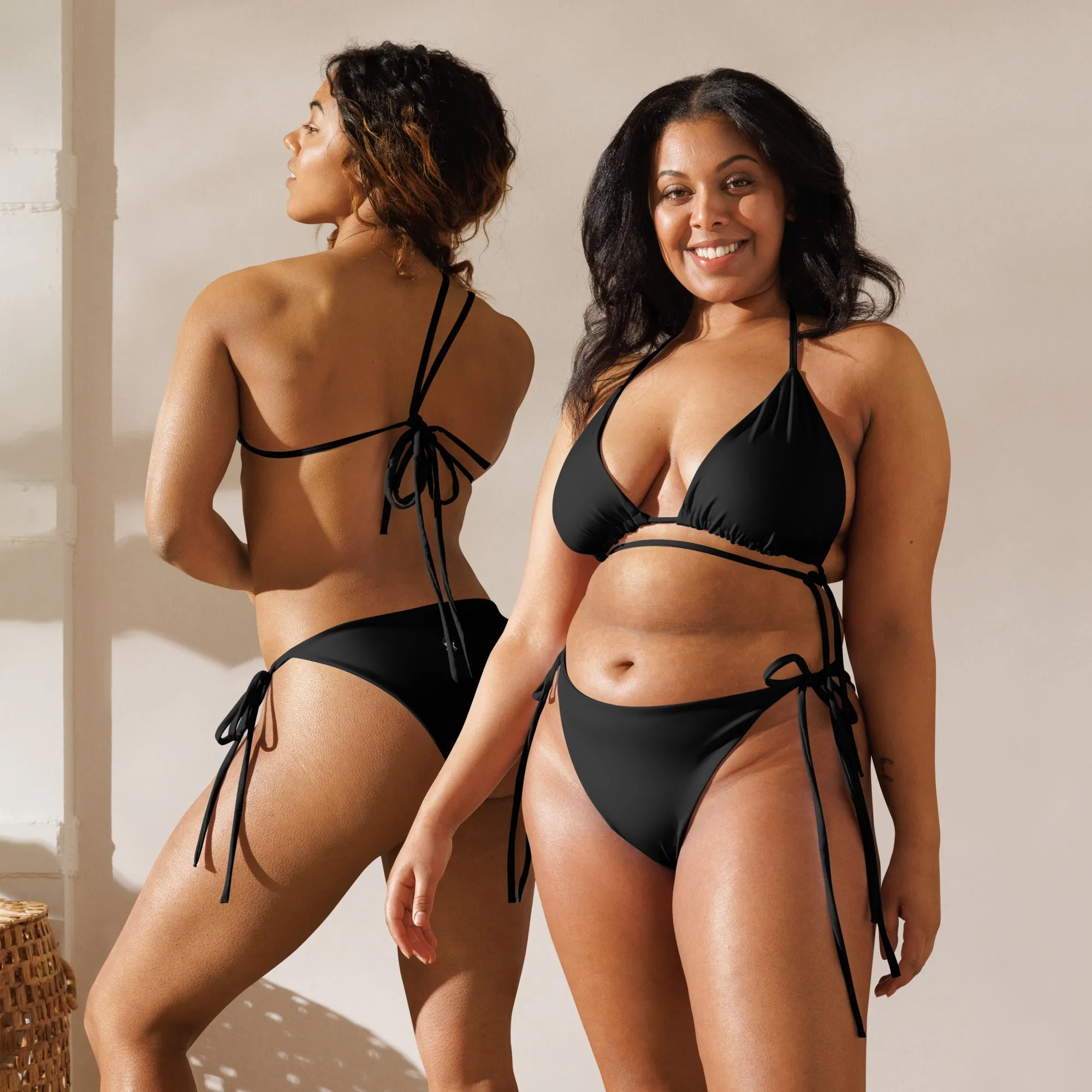 Eco String Bikini Noir