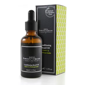 Edwin Jagger - Conditioning Beard Oil, Lime and Pomegranate (50ml)