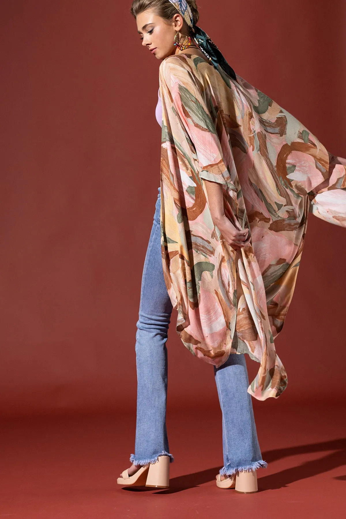 Elegance Silken Kimono