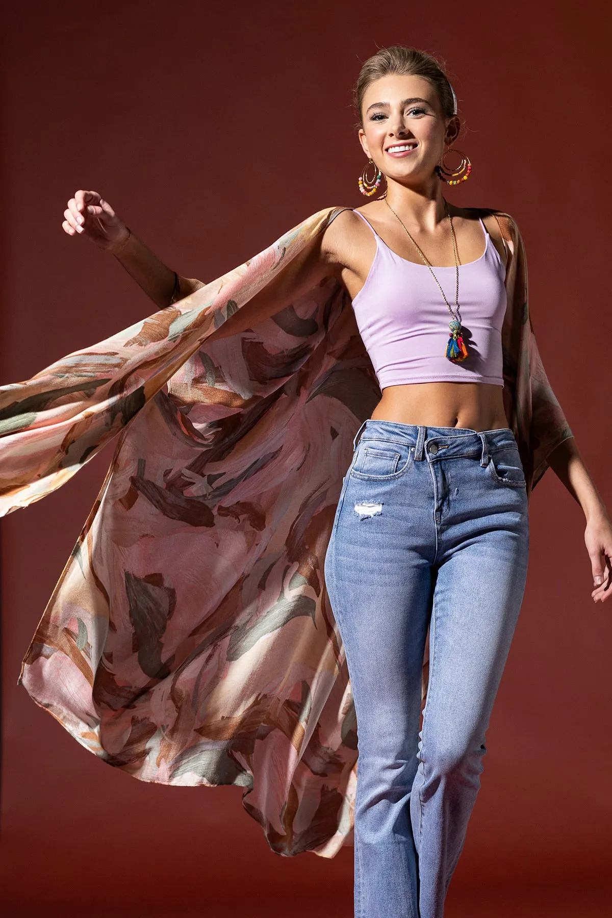 Elegance Silken Kimono