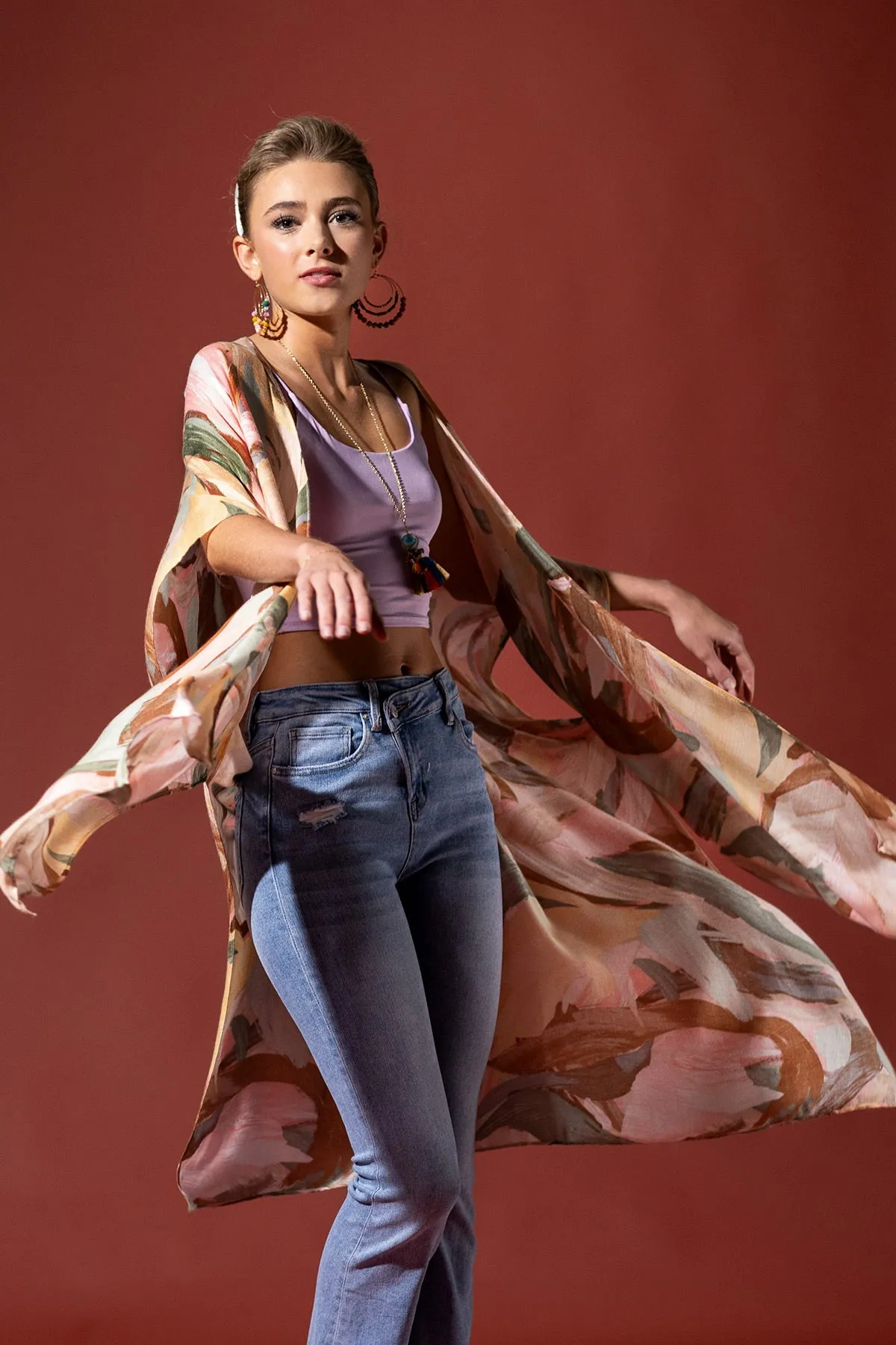 Elegance Silken Kimono