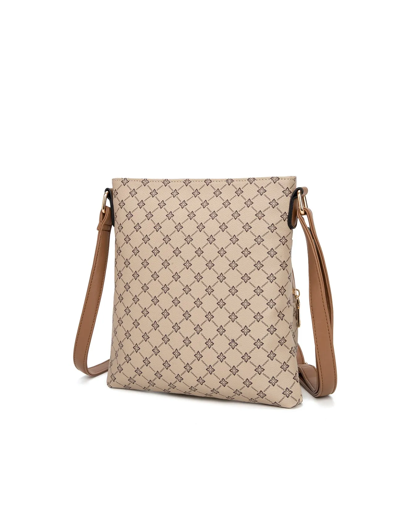 ELLIE VEGAN XBODY BAG- XB-2352-BEI- NEW IN