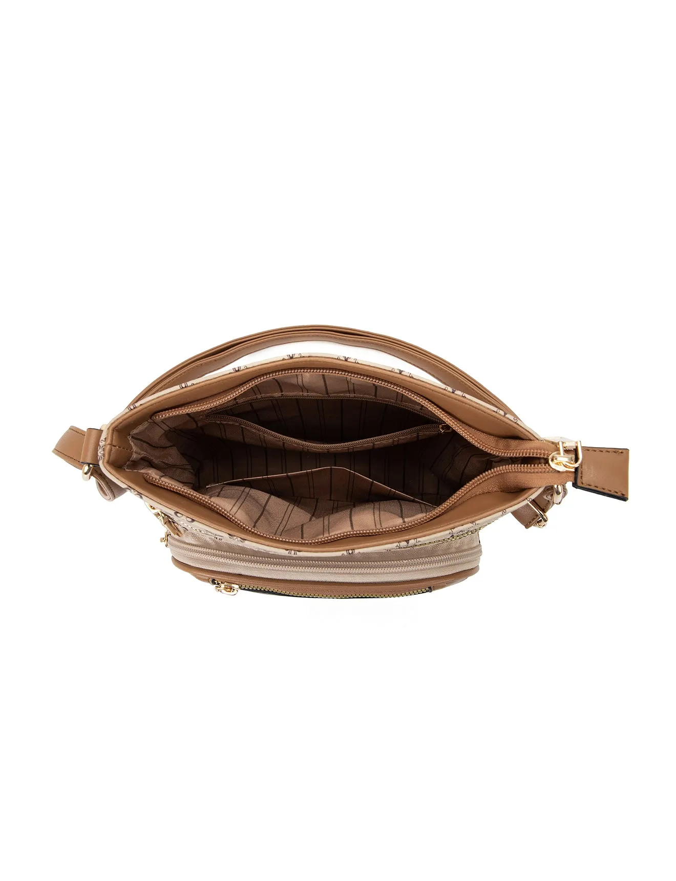 ELLIE VEGAN XBODY BAG- XB-2352-BEI- NEW IN
