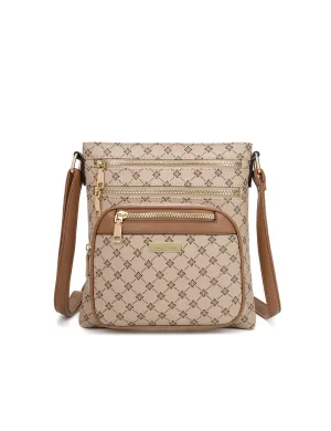 ELLIE VEGAN XBODY BAG- XB-2352-BEI- NEW IN