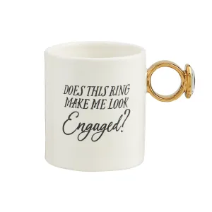 Engaged Ring Handle Mug