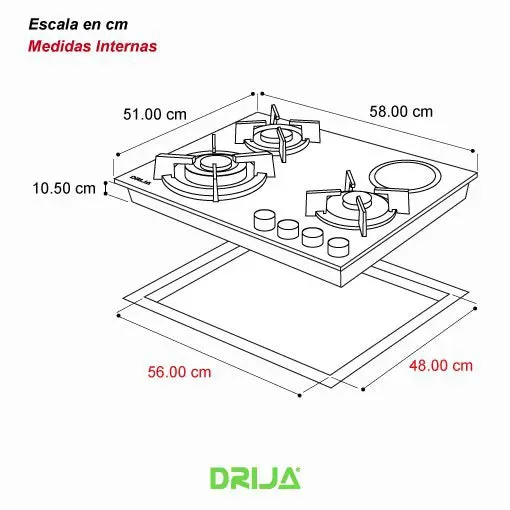 Estufa Dual Sicilia 60