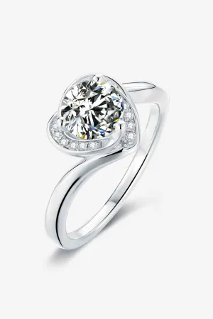 Eternal Heart Moissanite Ring