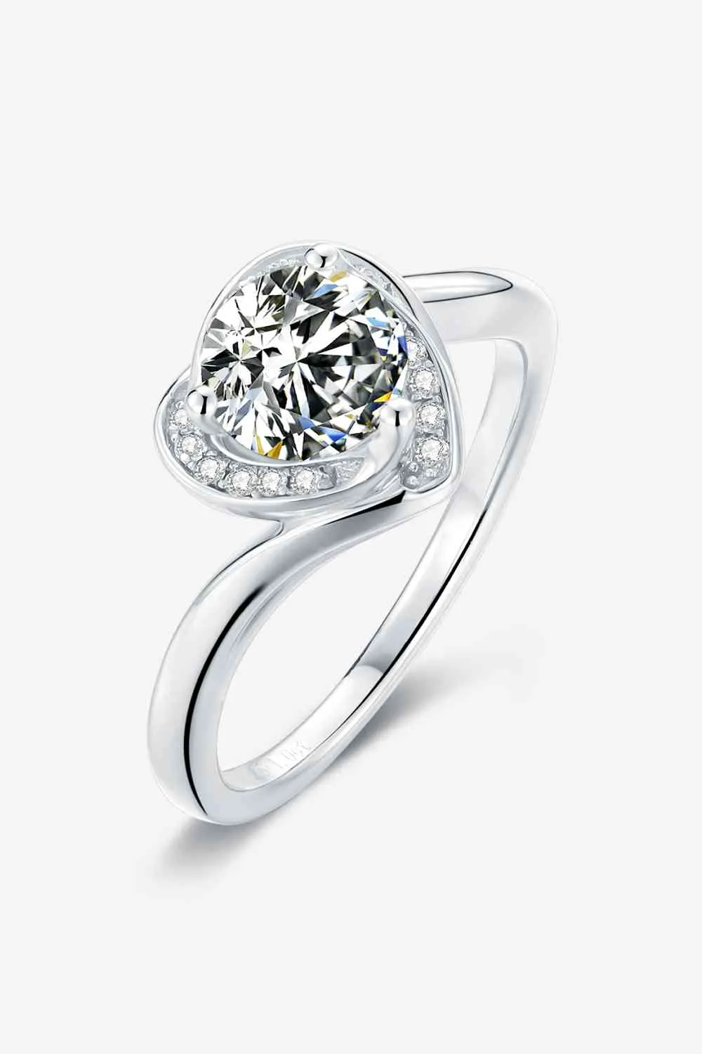 Eternal Heart Moissanite Ring