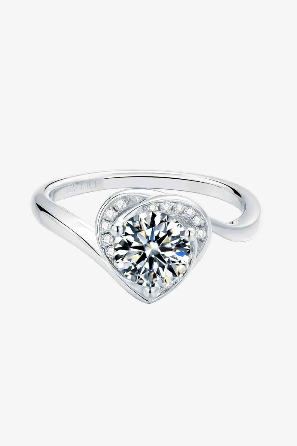 Eternal Heart Moissanite Ring