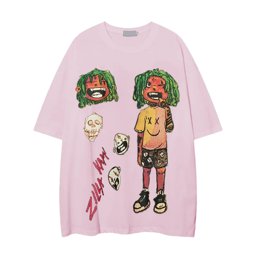 Evil Boy Print Oversize T-shirt
