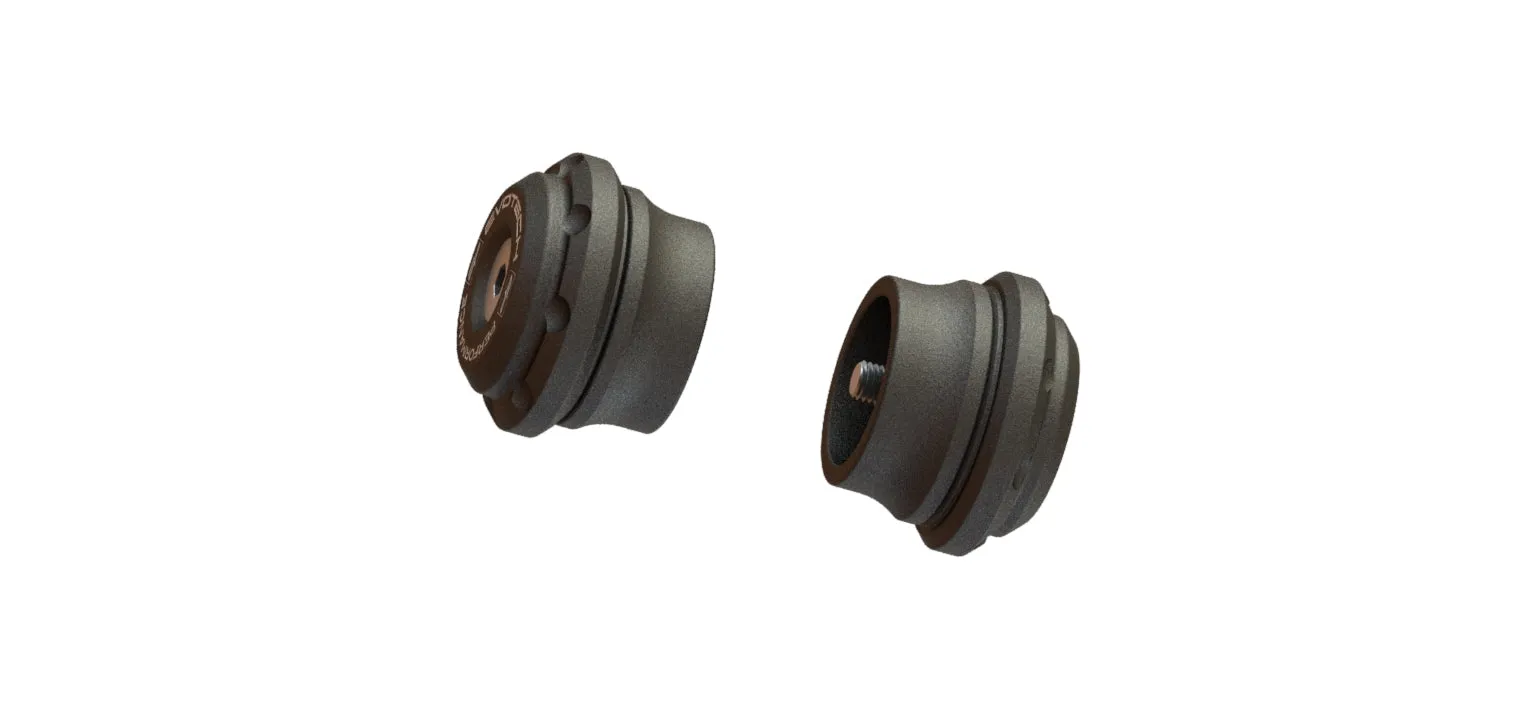 Evotech Bar End Weights (Non Bar End Mirror Version) - Triumph Street Triple 765 RS (2023 )