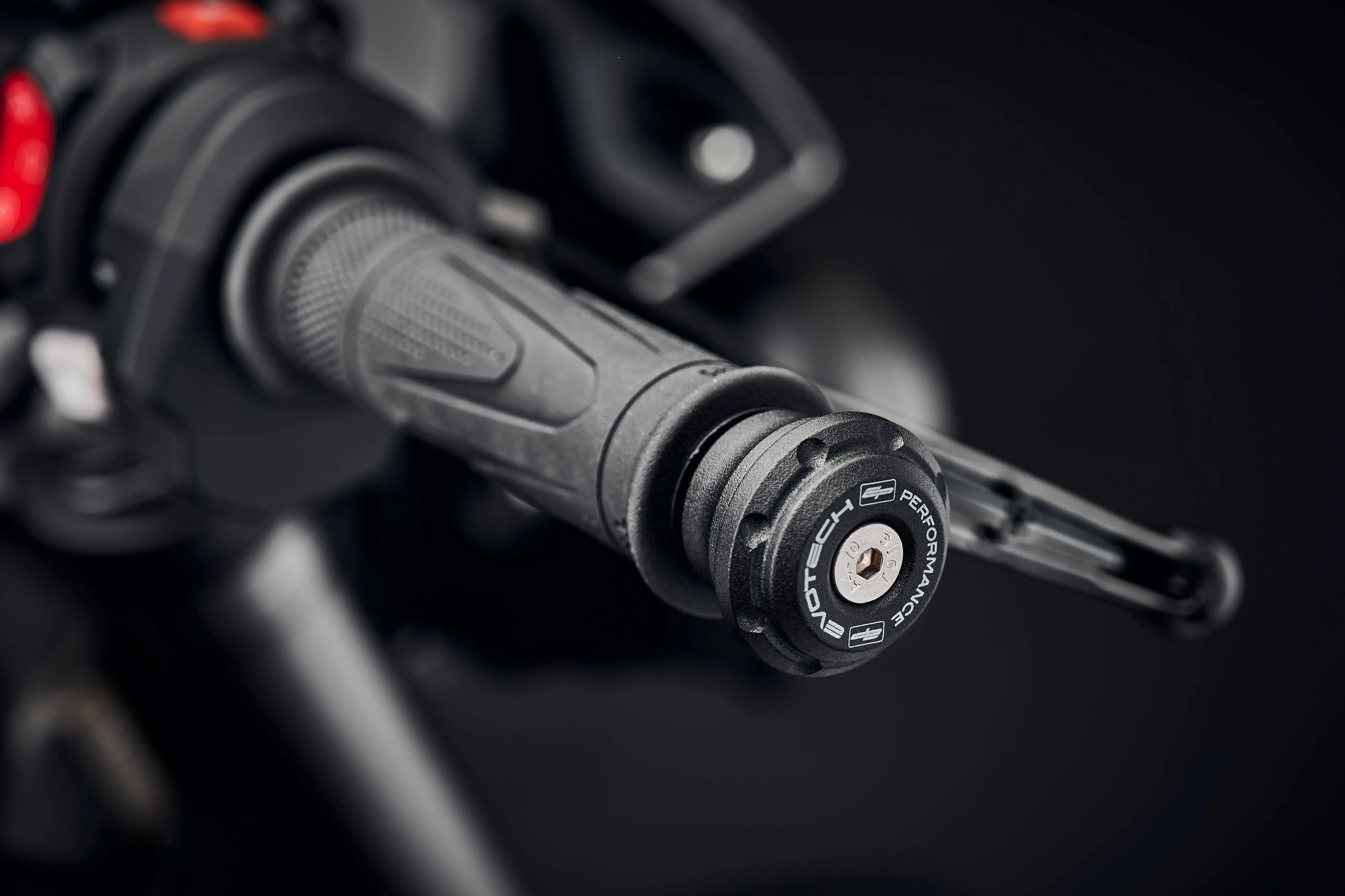 Evotech Bar End Weights (Non Bar End Mirror Version) - Triumph Street Triple 765 RS (2023 )