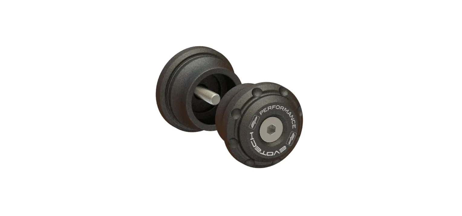 Evotech Bar End Weights (Non Bar End Mirror Version) - Triumph Street Triple R (2020-2022)